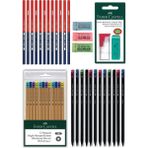 Faber-Castell Mavi Kırmızı Kurşun Kalem Set 1 Karmaofis