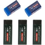 Faber-Castell Mavi Sınav Silgisi 2'li + Büyük Sınav Silgisi 3'lü
