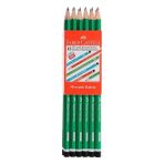 Faber-Castell Mercanlı Kurşun Kalem 12'li Renkli ve Kolay Açılabilen Tasarım