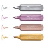 Faber Castell Metalik 4 lü 154640 Fosforlu Kalem Seti