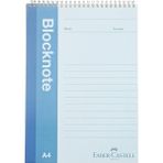 Faber-Castell Metalik Renk Bloknot, A4, 80 Yaprak, Düz Sayfa, Karton Kapak, Spiral Cilt, 70G Kaliteli Kağıt, Dayan - Standart
