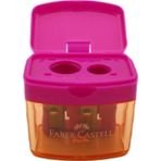 Faber Castell Minibox Duo Kalemtıraş 38 29 01-Pembe