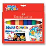 Faber Castell Multi Crayon 10 Renk Pastel
