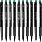 Faber-Castell Multimark 0.4 mm Siyah Asetat Kalemi 10 Adet Kalem Ultra Dayanıklı 1523