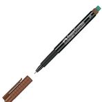 Faber Castell Multimark 1523 0.4 mm S Kahverengi Permanent Asetat Kalemi