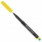 Faber Castell Multimark 1523 0.4 mm S Sarı Permanent Asetat Kalemi