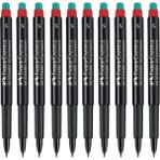 Faber Castell Multimark 1523 S 0.4 mm Kırmızı 10 Adet Asetat Kalemi