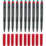 Faber Castell Multimark 1525 M 1.0 mm Kırmızı 10 Adet Asetat Kalemi