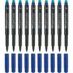 Faber Castell Multimark 1525 M 1.0 mm Mavi 10 Adet Asetat Kalemi