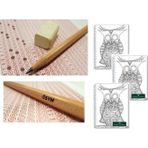 Faber-Castell Natural Ösym Kurşun Kalemi 30"Lu 2,5 B 100 Yp Çizgili Defter A4 3 Adet