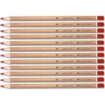 Faber-Castell Naturel Kırmızı Renkli Kurşun Kalem 12'li
