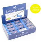 Faber Castell No:24 24 Adet Orta Boy Mavi Sınav Silgisi