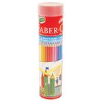 Faber Castell OFK026 24 Renk Metal Tüp Kuru Boya Kalemi