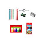 Faber Castell Okul Boyama Seti Kuru + Pastel ve Kalem Seti