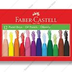 Faber-Castell Pastel Boya, 12 Renk, Yumuşak ve Rahat Kullanım, Canlı Renkler, Kağıt ve Taş Üzeri Uygun