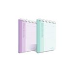 Faber Castell Pastel Renk A4 80 Yaprak 2 Adet Çizgisiz Bloknot