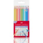 Faber-Castell Pastel Renkler Üçgen Kuru Boya Kalemi 12 Renk