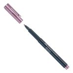 Faber Castell Pembe Metalik Marker Kalem 1.5 mm Keçe Uçlu 1 Adet Faber Pembe Metalik Markör Davetiye Kalemi 1 Adet