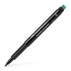 Faber-Castell Permanent Marker M Uçlu Siyah Kalem, Asetat Silgili, CD Cam Tepegöz ve Düz Yüzeyler İçin