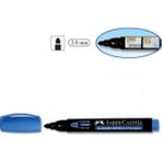 Faber-Castell Permanent Markör Koli Kalemi Yuvarlak Uç Mavi (150351)