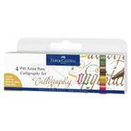 Faber-Castell Pitt 4'lü Set Kutu Kaligrafi Kalemi