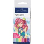 Faber-Castell Pitt Artist 6'lı Manga Ahojo Set