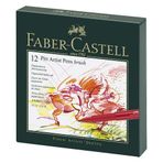 Faber Castell Pitt Fırça Uç Studio Box 12 Renk Çizim Kalemi