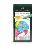 Faber Castell Pitt Kaligrafi Seti pastel 6'l ıArtist Pen