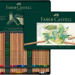 Faber-Castell Pitt Pastel Boya Kalemi, 60 Renk, Yüksek Pigment, Solmaya Dirençli, Fırça ve Parmakla Dağılabilir, Yuvarlak Gövde