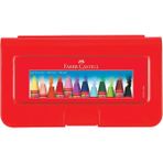 Faber Castell Plastik Çantalı Pastel Boya 12 Renk - 0 - Siyah - 12*22