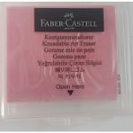 Faber Castell Plastik Kutulu Hamur Silgi Kırmızı Renkli 2li paket