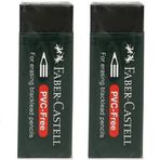 Faber Castell Pvc Free No:20 Büyük Boy 2 Adet Siyah Silgi