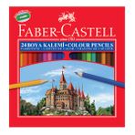 Faber-Castell Red Line Karton Kutu Tam Boy 24'lü Kuru Boya