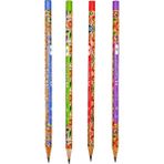 Faber-Castell Renkli Flowers Çiçek Desenli Yuvarlak 2B Kurşun Kalem - 1 Adet