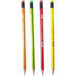 Faber-Castell Renkli Şövalye Yuvarlak HB Kurşun Kalem - 4 Adet