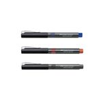 Faber-Castell Roller Kalem 0.5 Mm Iğne Uçlu 1 Mavi + 1 Kırmızı + 1 Siyah