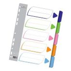 Faber-Castell Seperatör Plastik 2005 1-5 Bölmeli Renkli