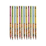 Faber Castell Sevimli Dostlar Yuvarlak Kurşun Kalem 12 Adet 1 Paket Faber Kurşun Kalem 2B Siyah Kurşun Kalem Sevim