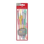Faber Castell Soft Touch 4'Lü Pastel Renkler Fırça Seti