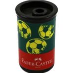 Faber Castell Spor Serisi Hazneli Kalemtraş - Yeşil - Sarı