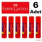 Faber Castell Stick Çevirmeli 6 x 10 gr Yapıştırıcı
