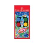 Faber-Castell Sulu Boya 12 Renkli Orta Boy Faber Castell Sulu Boya 12 Renkli Fırça