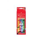 Faber Castell Sulu Kuru Boya Grip 2001 Metal Kutu Tam Boy 12 Li