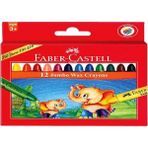 faber-castell süper yıkanabilir mum boya 12 renk 5281120040 - Yok