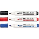 Faber Castell Tahta Kalemi W20 Doldurulabilir Siyah + Kırmızı + Mavi Çok Renkli