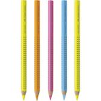Faber-Castell Textliner 1148 Fosforlu Kurşun Kalem Jumbo 5 Renk Set