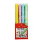 Faber-Castell Textliner 38 Pastel Fosforlu Kalem Seti 4'lü