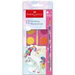 FABER-CASTELL Unicorn Büyük Boy Suluboya 12li& 1 Kurşun Kalem