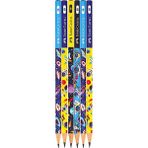 Faber-Castell Uzay Macerası 2B Yuvarlak Kurşun Kalem 6 Adet Renkli Uzay Temalı Tasarım