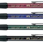 Faber-Castell Versatil Kalem GRIP 1345 Uç Kalınlığı: 0,5 mm, Sertlik Derecesi: B, Şaft: met.-kırmızı